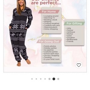 Silver lilly womens xmas pijamas